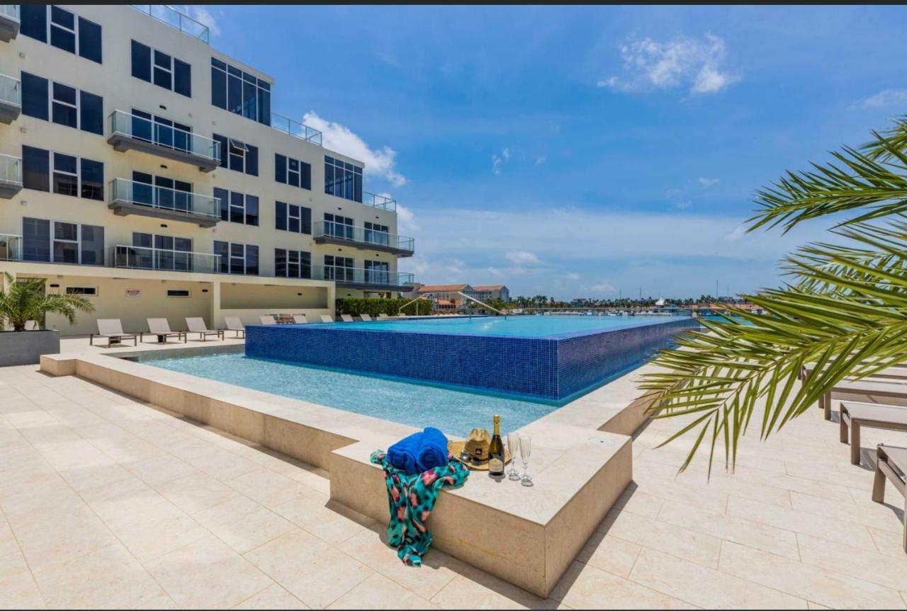 Ocean View Condo Overlooking The Caribbean Sea Oranjestad Eksteriør bilde